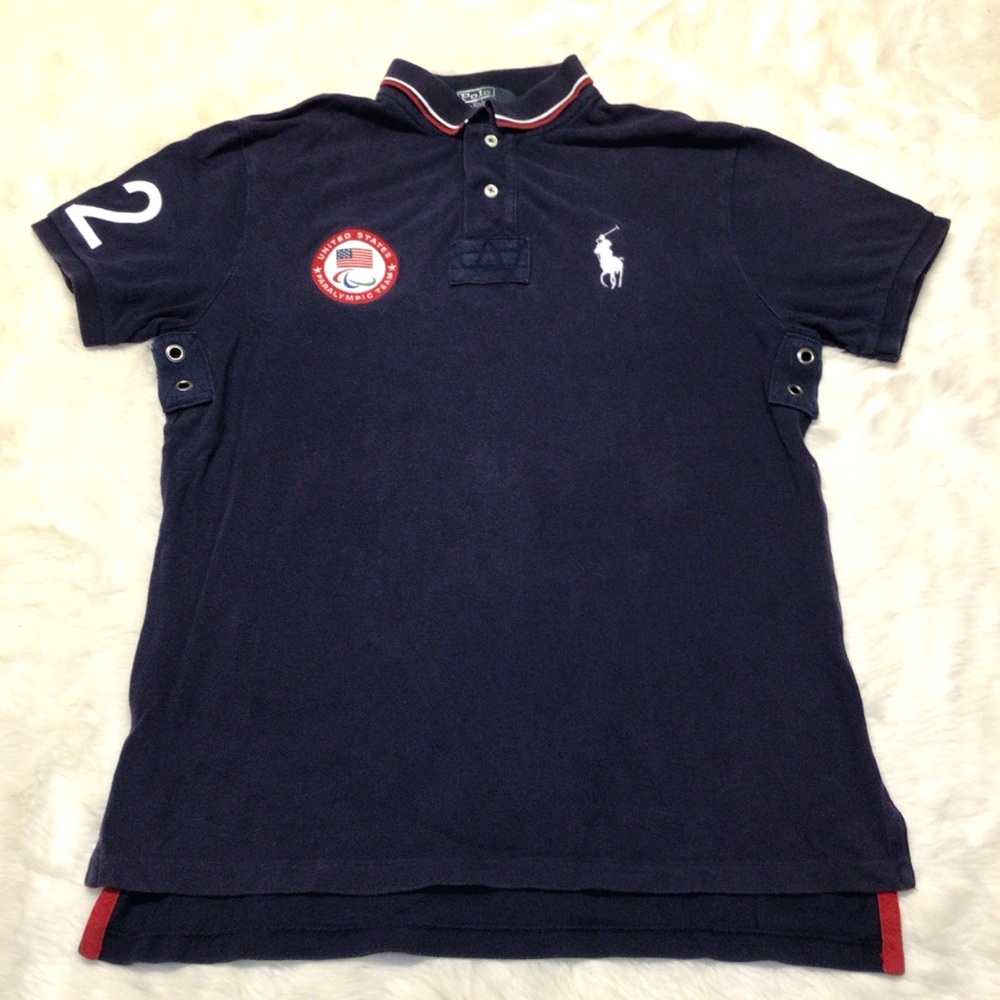 Polo Ralph Lauren Shirt 2012 ParaOlympic Team‎ Outfitter London navy